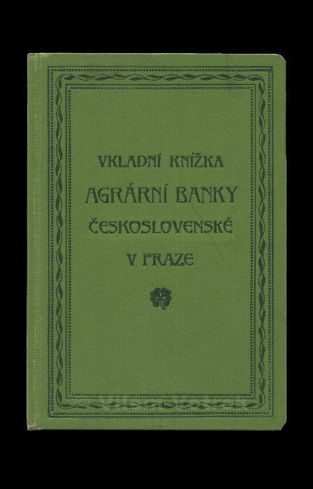 Сберегательная книжка Аграрного банка Чехословакии в Праге 0002