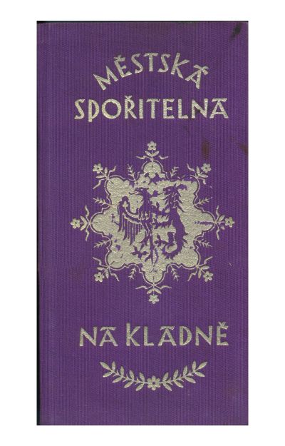 I. Savingsbook City of Kladno - violet