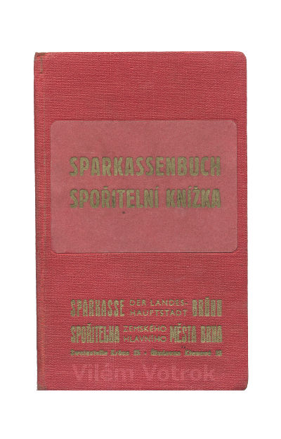 Sparkasse der Landes-Hauptstadt Brünn Sparkassenbuch 63