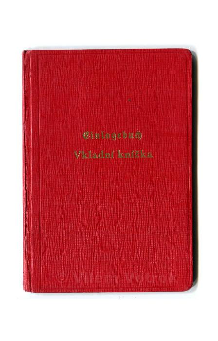 Sparkassenbuch der Allgemeiner vorschusskasse in Jungbunzlau