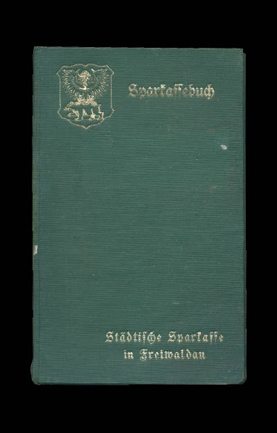Sparkassenbuch Stadtische Sparkasse in Freiwaldau 377