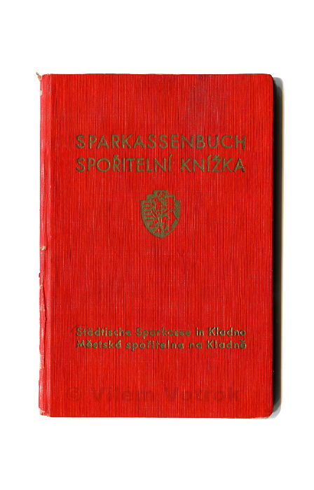 IV. Stadtische Sparkasse in Kladno Sparkassenbuch