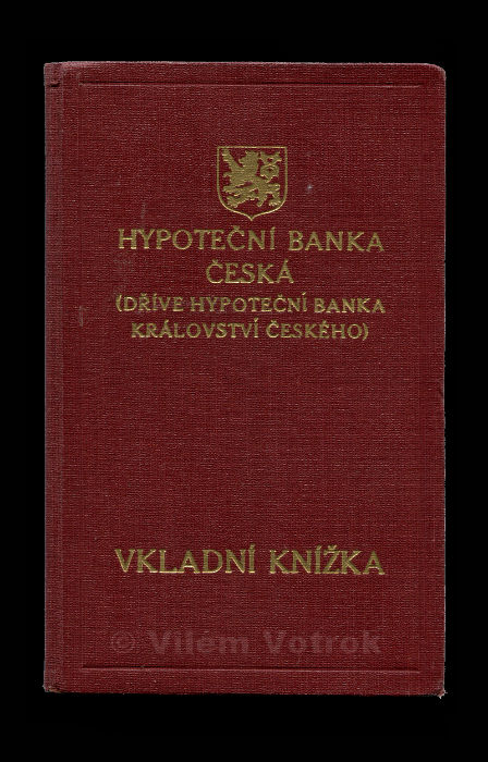 Czech mortgage bank savingsbook 594