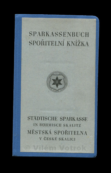 Städtische Sparkasse in Böhmisch Skalitz Sparkassenbuch 624