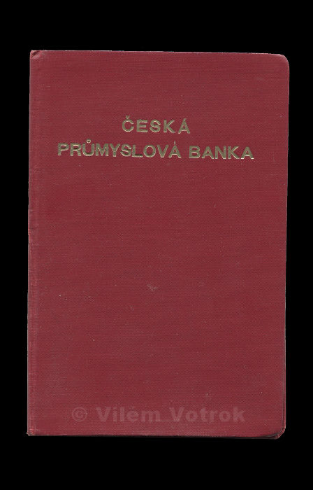 Czech Industrial bank affiliate in Rakovnik savingsbook 634