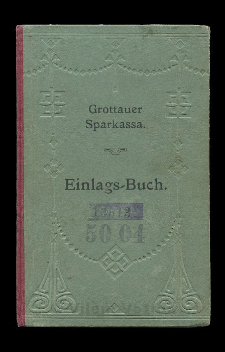 Einlags-Buch der Grottauer Sparkassa 675