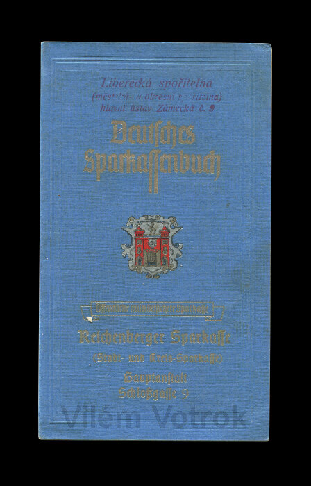 Reichenberger Sparkasse Deutsches Sparkassenbuch 739