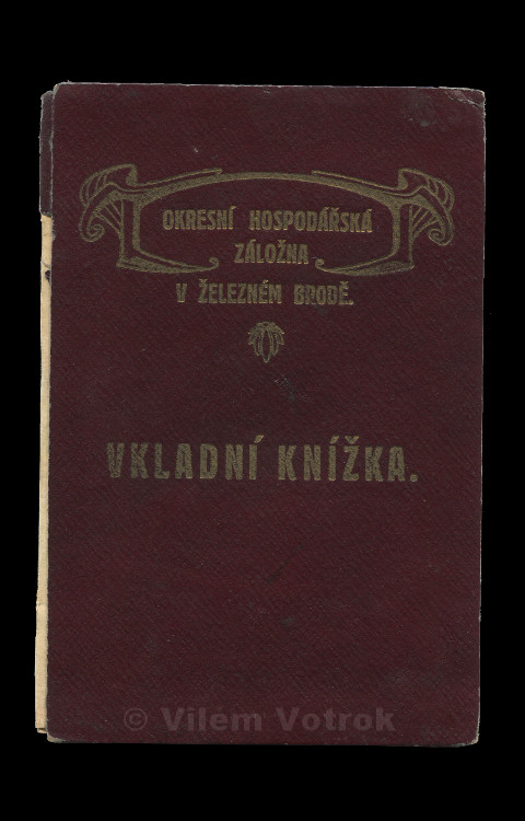 District credit union in Zelezny Brod savingsbook 798