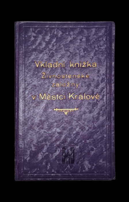Trade union savingsbanks in Mestec Kralove savingsbook 1103