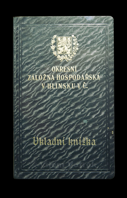 Сберегательная книжка Глинско в Чехах 1959